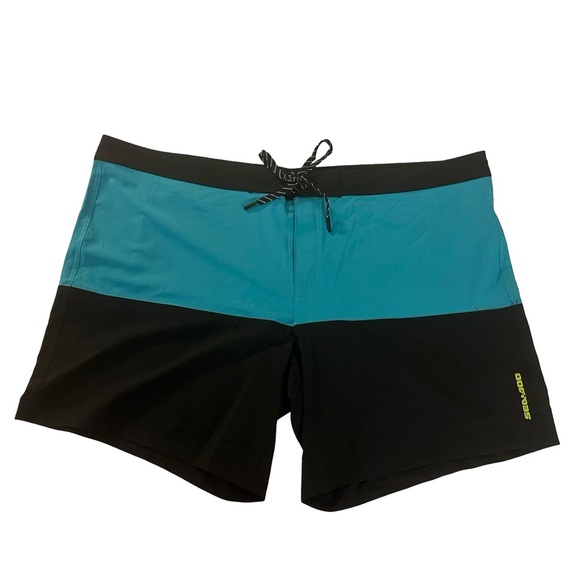 Swim Trunks Seadoo 3XL turquoise and black - Picture 2 of 9